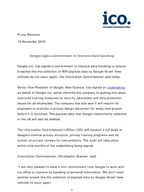 Google press release