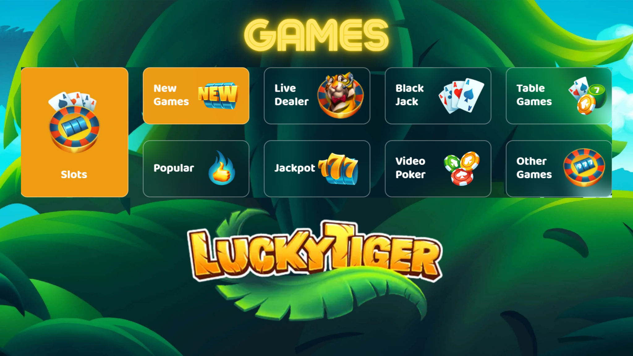 Lucky Tiger Casino Online Games